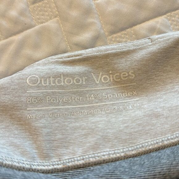 Outdoor voices tricolor leggings Athletic Yoga Gray Sz Small - Picture 4 of 4
